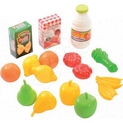 Écoiffier 100% Chef 951 ovoce a zelenina v síťce oranžovo-žluto-zelená