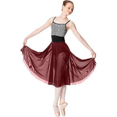 Sukně Lulli dlouhá LUB267 vínová – Zbozi.Blesk.cz