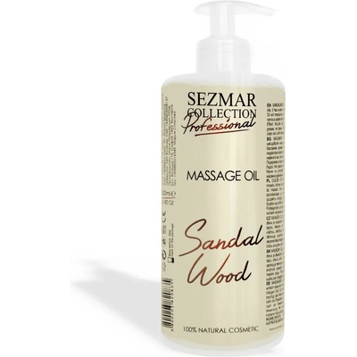 SEZMAR profesional Масажно масло Сандалово Дърво, 500мл