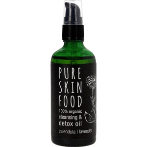 Pure Skin Food Почистващо и детоксикиращо масло, невен - лавандула - 100 мл