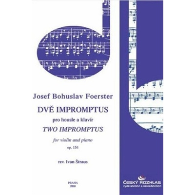Dvě impromptus pro housle a klavír op. 154