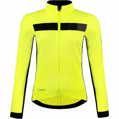 Force Frost Softshell Bunda dámska fluo žlto-čierna S