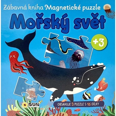 Zábavná magnetická kniha Mořský svět - čti a skládej NAKLADATELSTVÍ SUN s.r.o.