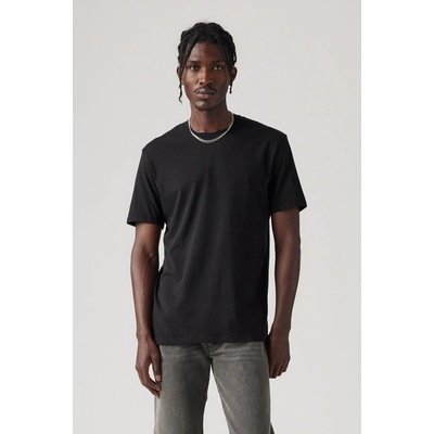 Levi's pánske tričko Slim Fit Crewneck Tees 2-pack čierne