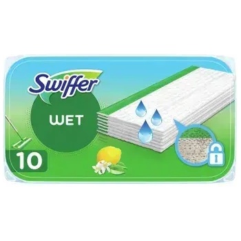 Swiffer Консуматив мокри кърпи (моп), почистващ аксесоар, 10бр. , 1бр (1100004228)