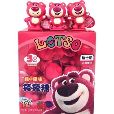 Qi Disney Lotso Fruit Vitamin C Lollipop 10 g