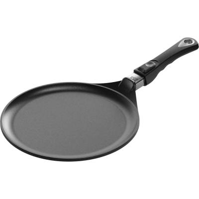 AMT Gastroguss Indukční titanová pánev na palačinky ø 28 cm s odnímatelnou rukojetí