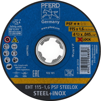Pferd rezací kotúč 115 x 1,6 mm 61730124