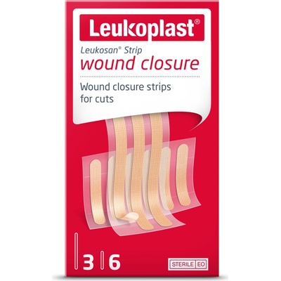 Leukoplast Leukosan Strip náplastové stehy 2 vel. 9 ks