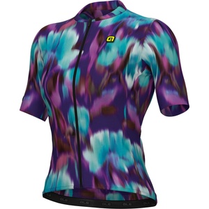 Alé Дамска фланелка с къс ръкав за колоездене Alé Women's PR-E Jardin 2.0 S/S Jersey Cycling jersey - Purple Combo - размер XL (156-2790-0216)