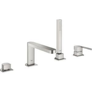 GROHE Plus - Смесител за ръба на ваната, монтаж с 4 отвора, „суперстомана 29307DC3 (29307DC3)