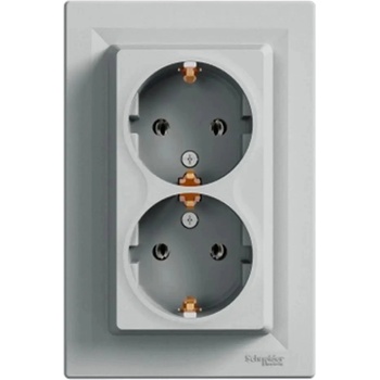 Schneider Electric ДВОЕН КОНТАКТ АЛУМИНИЙ schneider asfora (3606480729065)