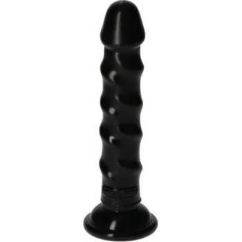 Toyz4Lovers Малко релефно анално дилдо с вакуумна основа Ugo черно