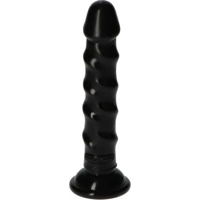 Toyz4Lovers Малко релефно анално дилдо с вакуумна основа Ugo черно