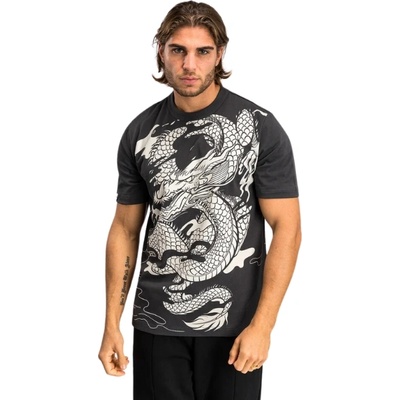 VENUM Тениска Venum Dragon’s Flight Charcoal Grey/Cream White - XXL