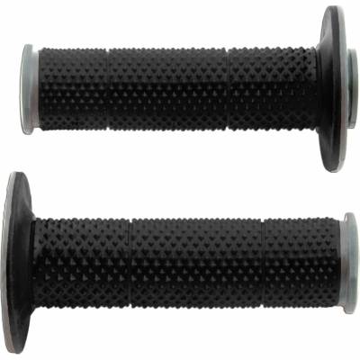 RTECH gripy Full Diamond dvouvrstvé, extra měkké, černo-šedé, pár, délka 116 mm