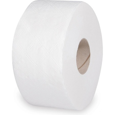 Toaletní papír (Tissue) 2vrstvý s ražbou bílý `JUMBO` Ø18cm 100m