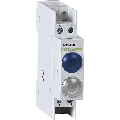 Noark 230V AC/DC, 1 modrá LED a 1 bílá LED Ex9PD2bw 230V AC/DC /102523/