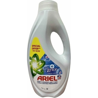 Ariel+ Lenor fresh air prací gél 20 PD 900 ml