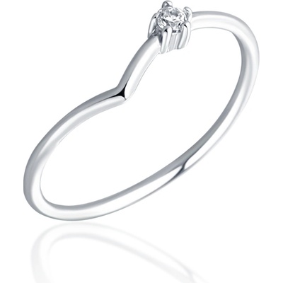 JVD Stříbrný prsten se zirkonem SVLR0649XE9BI