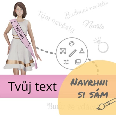 Šerpa - ŠTANDARDNÁ POTLAČ - navrhni si sám, Farba šerpy 803 - trávovo zelená
