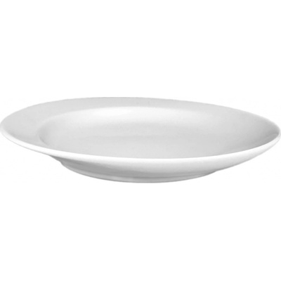Český porcelán Talíř porcelánový hluboký dětský ANGELIKA bílý 19,5cm