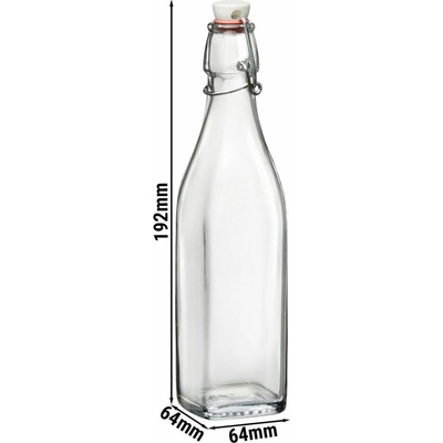 Bormioli G.Gastro Rocco | Skleněná lahev DUBLIN s pákovým uzávěrem D10585536 1 x 250 ml