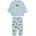 Sanetta Детско ежедневно термо бельо Sanetta Kid's Pyjama 1/1 222294+222295 Pyjamas - Blue Pale - размер 80 (EU) (714-1562-0112)