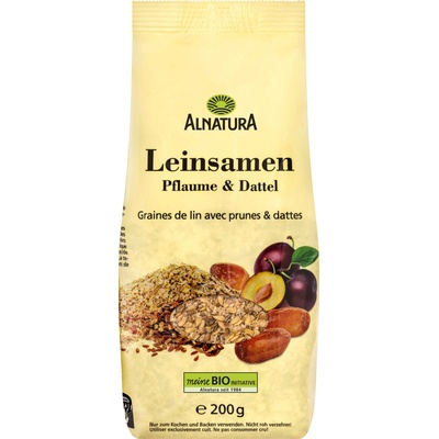 Alnatura Био ленено семе със слива и фурма - 200 г