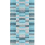 Vitaus Син килим подходящ за пране 50x80 cm Hali - Vitaus (CMN-KUCUK-KUTU-MAVI-50x80)
