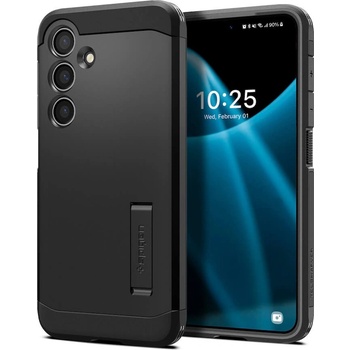 Spigen Tough Armor Case - хибриден кейс с най-висока степен на защита за Samsung Galaxy S24 (черен)