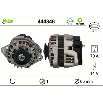 VALEO Alternátor 444346