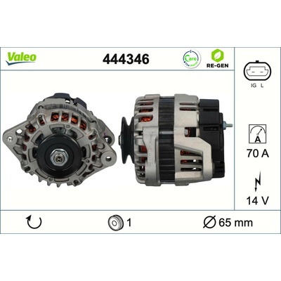 VALEO Alternátor 444346