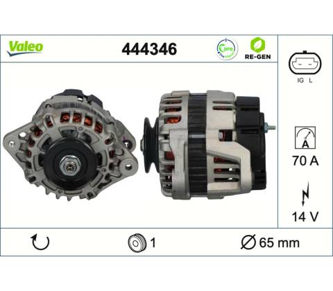 VALEO Alternátor 444346