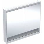 Geberit Вграден шкаф с огледало и ниша Geberit One ComfortLight 105 см бял (505.824.00.2)