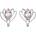 Silenti Jewelry Сребърни обеци "Лотос
