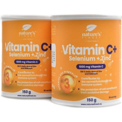 NaturesFinest Vitamin C + Selenium + Zinc 2 x 150 g