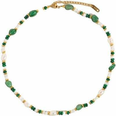 Flânerie by maiq lola zelený 18k gold plated