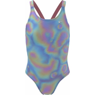 Nike Hydrastrong Multi Print dievčenské jednodielne plavky mix