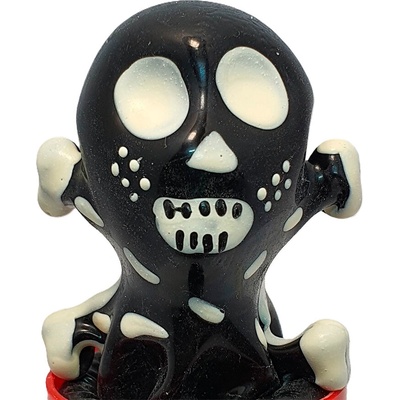 CONDOMERIE Презервативи condomerie - handpainted novelty condoms skull black model 2