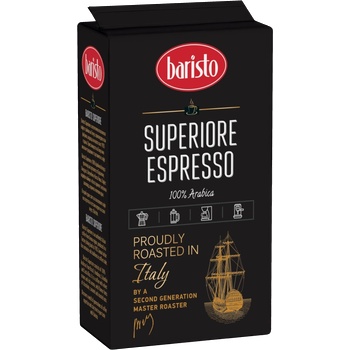 Baristo Superiore Espresso 250 гр Мляно кафе 100% Арабика