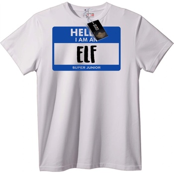 NOONEBRAND Тениска Super Junior ELF - 4XL, White
