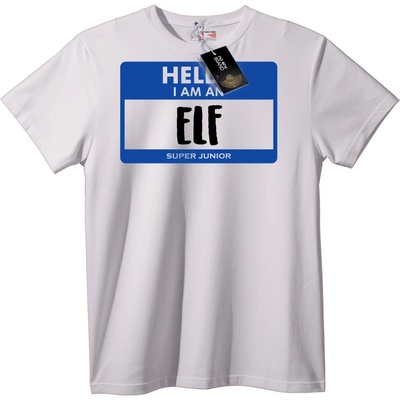 NOONEBRAND Тениска Super Junior ELF - 4XL, White