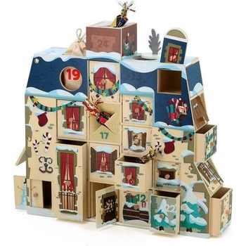Vilac Дървен адвентен календар за пълнене Къщичка