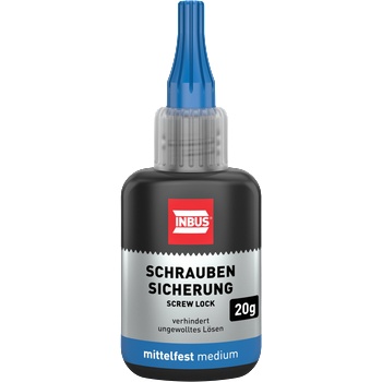 INBUS фиксатор за винтове, средна здравина - 20 g (74100)