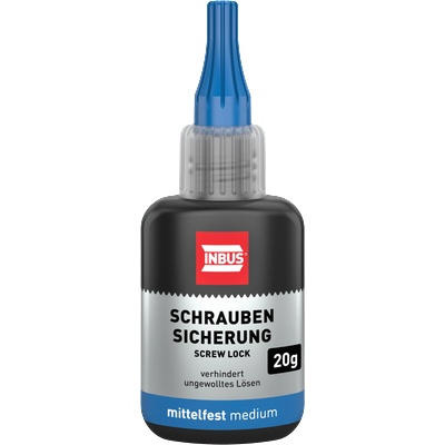 INBUS фиксатор за винтове, средна здравина - 20 g (74100)