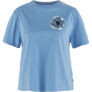 Fjällräven Дамска тениска Fjällräven Women's Fjällblomster Logo T-Shirt - Ultramarine (916-6338-0413)