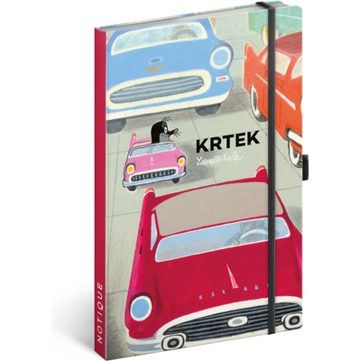 Notique Бележки Къртица и кола, подплатени, 13 x 21 cm BAAGL NOTIQUE | Cherven | Home | UNI