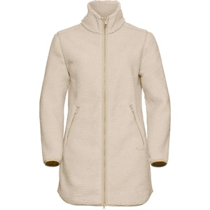 Jack Wolfskin Дамско поларено яке Jack Wolfskin Women's High Curl Coat Fleece jacket - Oyster (105-6295-0412)