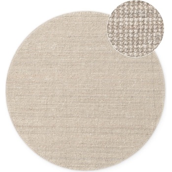 Hanse Home Кремав кръгъл килим от юта ø 160 cm Bouclé Jaipur - Hanse Home (105973-160)